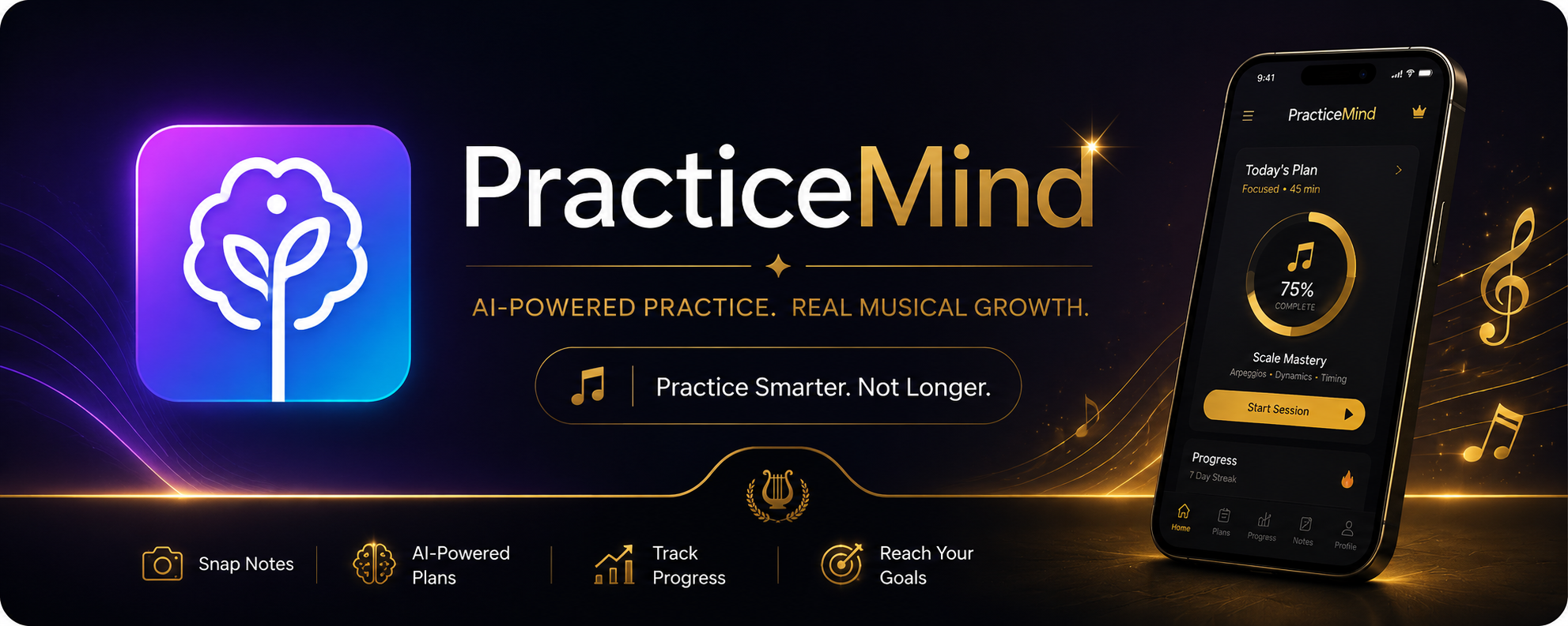 PracticeMind — AI-powered music practice
